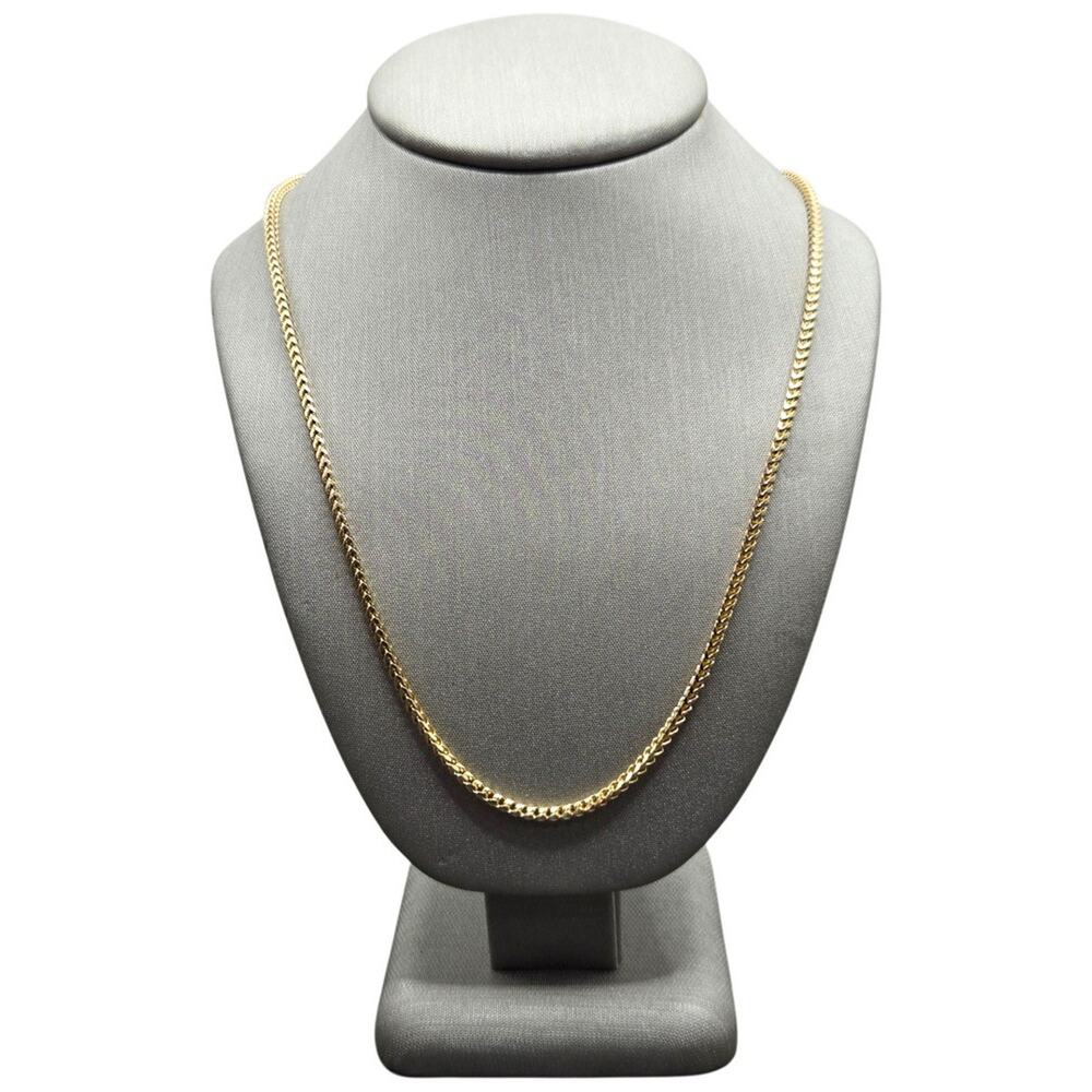 14K Yellow Gold Wheat Link Chain 25" (21752)